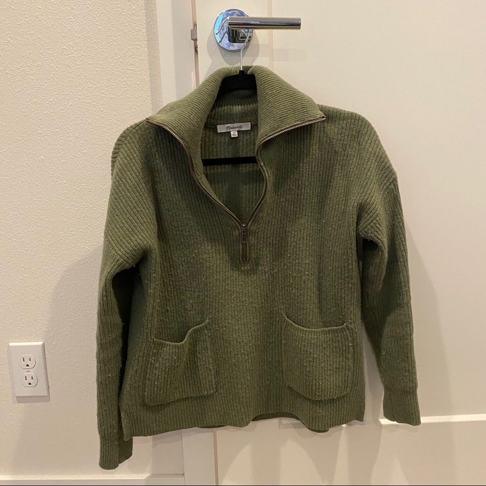 Madewell Half-Zip Pullover Sweater
